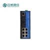 IP40 protection  100Mbps  8 *10/100Based-T(x) RJ45  Port Managed Din-rail Industrial Network Switch