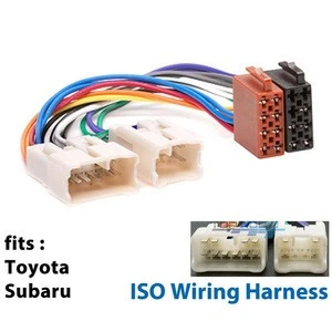 ISO Car Radio Wiring Harness Adapter Plug Cable For TOYOTA Lexus MR2 Land Cruiser RAV4 Yaris