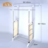 Ivory Moveable Shoes Rack Retractable Clothes Hanger