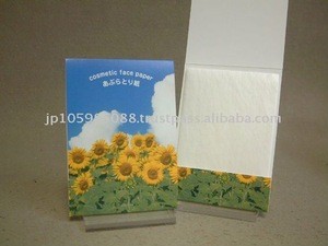 Japanese ABURATORI-GAMI (Oil Blotting Paper / Oil Absorbent Tissue)