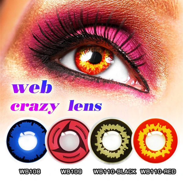 Japanese anime wholesale cosplay eye wear big crazy contact lenses