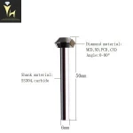 jewelry Monocrystal CNC up&amp;down chamfering polishing end milling cutter tools bits