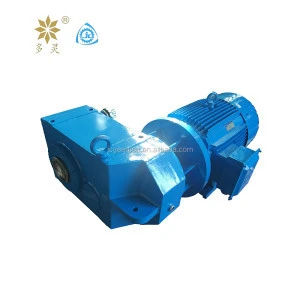 Jiangyin Gearbox Flendered Bevel Helical Gearbox with Gear Motor