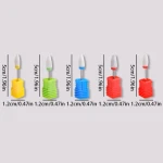 KANIU Safety Ceramic Nail Drill Bits Cuticle Remove Ceramic Nail File Rotary Electric Milling Drill Ceramic Polishing Bit Cutter