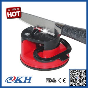 KH mini knife sharpener kitchen with suction pad