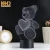 KH-NL041 KING HEIGHT Wholesale Cheap 3D LED Animal Power Saving Kids Plush Toy Night Light for Living Room
