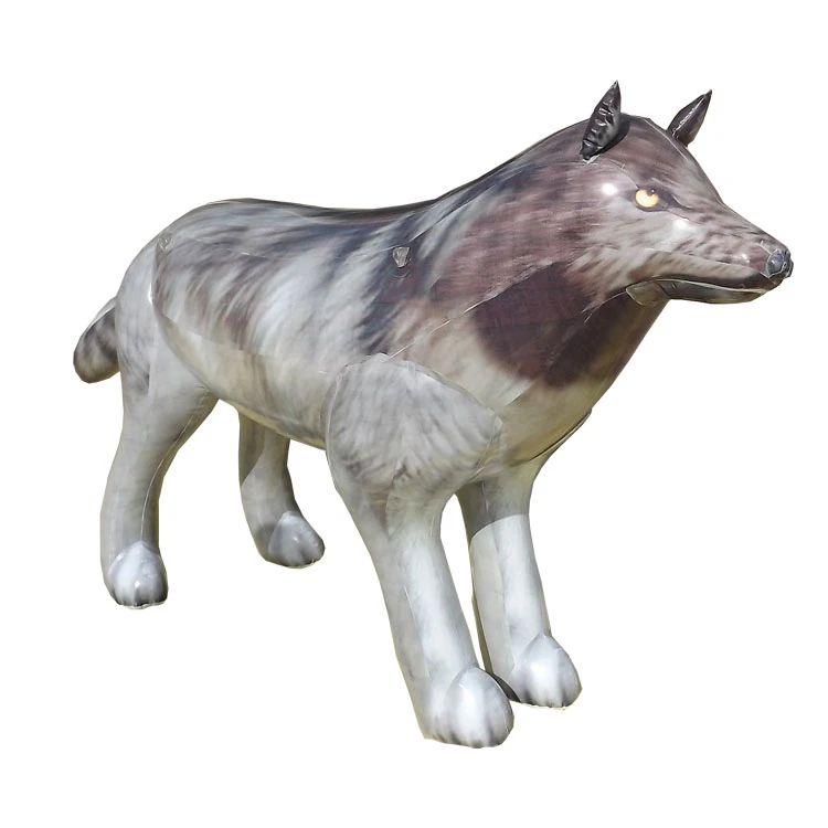 Kids Inflatable Wolf Toy, Life Size Toy Inflatable Wolf