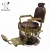 Import King shadow luxury old style gold barber chair hair salon equipment from China