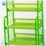 Kitchen Storage Holder 3 tier PP Plastic plate Dish Rack Single layer dish rack