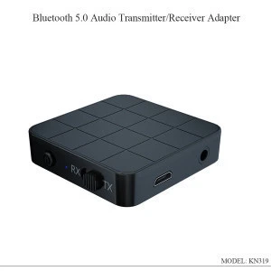 KN321 Wireless BT 5.0 Receiver Transmitter Adapter 2 IN 1 3.5mm AUX Jack Wireless Audio Adapter