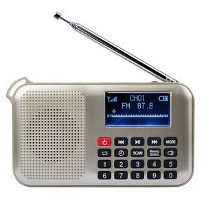 L-388 FM radio mp3 player solar powered mp3 player with lcd screen