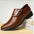 Import L10005D  2018 new hot sale Korean casual men dress leather pointed shoes from China