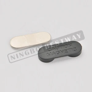 L45xW13x4.5mm Strong Magnet Button Badge with three magnets
