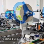 Label flexo printing machine flat bed die cutting digital roll to