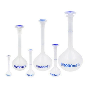 Laboratory Gauge Cups Plastic Volumetric Flask