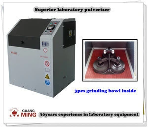 Laboratory micro pulveriser used in mining industry grinding coltan ore to analyzable size