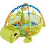 LABYBUG 3 in 1 Baby Activity Gym Play Mat & Ball Pit with Mesh Sides
