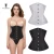 Import lace up jacquard brocade waist shapewear under bust women slimming corset 6XL steel bone from China