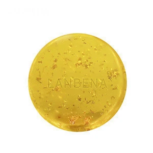 LANBENA  Wholesale 24K gold skin whitening natural handmade soap