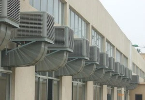 Large air volume portable evaporative air cooler