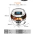 Import large capacity Air fryer 6.5L 8.0L no oil Air fryer oven  bigger capacity 8L black white Visible air fryer  Overheat Protection from China