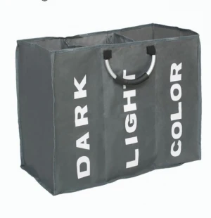 Large capacity laundry basket collapsible dirty clothes bag foldable washing bag bin with handle