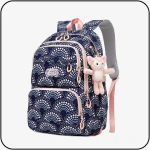 Large Capacity School Bag For Girls Waterproof Simple Backpack For Students