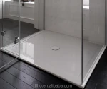 large deep acrylic easy walk in shower base /shower tray with seat for Elderly