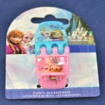 Latest design fancy kids childrens candy color cute various shapes small plastic express hair claws