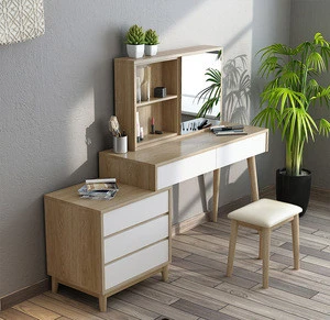 Latest Nordic Modern Simple Dressing Table Designs Fashionable Bedroom Dressers With Mirror