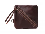 Leather pocket zipper Purse Coin Purse New Arrival vintage Bag Leather Key Style