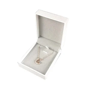 Leatherette paper cheap price pendant necklace ring bangle packaging jewellery white bracelets gift boxes paper box for bracelet