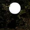 led outdoor white plastic bulb decorative garden lawn waterproof solar light