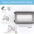 Import led wall pack light 50W UV stabilizers lens waterproof outdoor wall lamp from China