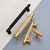 Import LEEDIS Wholesale Knurling Brass Solid Furniture Hardware Cabinet Drawer Handle And Knob Wardrobe Pulls T Shape Dresser Handles from China