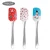 Import LFGB Painted Pattern Good Quality Hot Sale Kid Wood handle Digital Printing Silicone Spatula from China