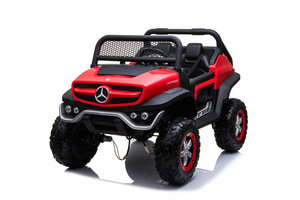 License Mercedes Benz Unimog 4 wheels remote control big kids ride on car truck