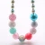 Import Little Girls Chunky Bubblegum Beads Colorful Pearls Necklace And Bracelet Jewelry Sets For Children from China