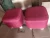 Import Living room furniture ottoman stool velvet fabric chair cheap color solid wood leg sofa change shoe from China
