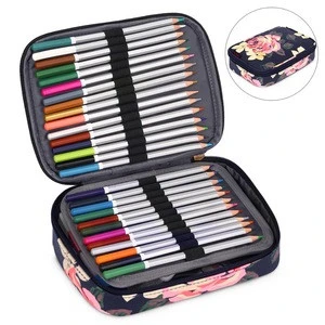 LOKASS Pencil Case Large Capacity Pencil Pouch Multi-Slot Colored Pen Bag Holder for School Supplies