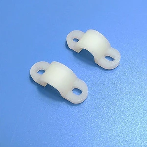Longsan black and white  Plastic nylon flat cable wire clips cable clamps for cable fixing