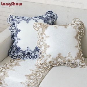 LongShow Hot Selling New Design Cute Cotton Pillow Case Cushion Cover