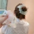 Import Lovely and elegant butterfly high elastic hair bands pearl lace hair ring rope from China