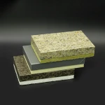 Low cost fireproof wall rockwool insulated sandwich panel price