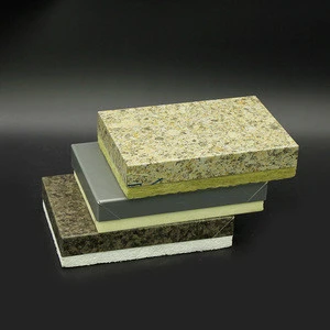 Low cost fireproof wall rockwool insulated sandwich panel price