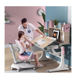 Low Ergonomic Study Table And Chair, Kids Furniture Students Study Table Desk/