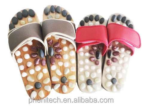 Low Price Foot Acupuncture Acupoint Massage Shoes Reflex Massage Slippers Health care Foot shoes Moxibustion Massage