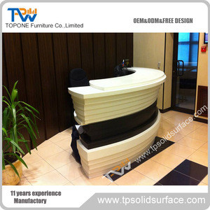 Low Price Hot new simple corner reception desk With Long-term Service