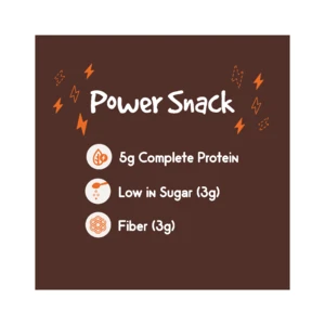 Low Sugar Peanut Protein Snack Pnuff Crunch Baked Peanut Puff -Cocoa