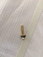 lpg brass  valve  parts / brass valve pin /Brass pin with rubber ring
